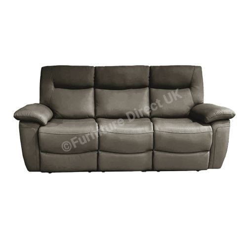 Lucia Dark Grey Power Recliner 3 Seater Sofa