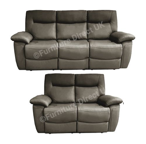 Lucia Dark Grey Power 3+2 Sofa Set 