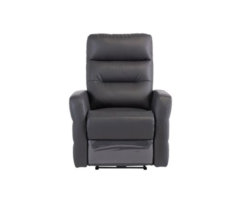 World Furniture Madison Charcoal Leather Electric Recliner Chair