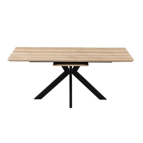 Furniture Link Manhattan Oak Extending Dining Table(140cm-180cm)