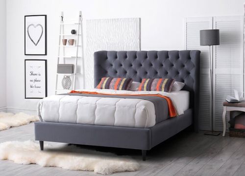 Furniture Link Mayfair Grey Fabric Bed Frame