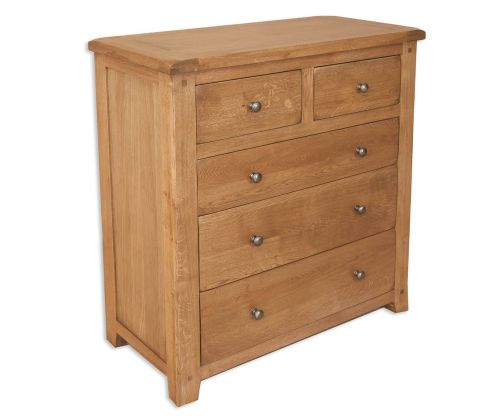 Melbourne Country Oak 2+3 Drawer Chest
