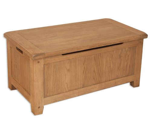 Melbourne Country Oak Blanket Box