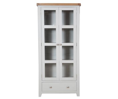 Melbourne French Grey Display Cabinet