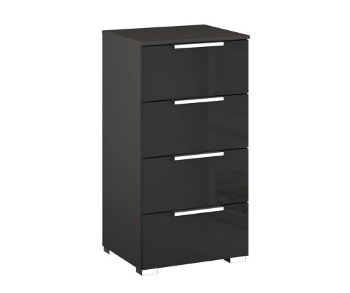 Rauch Miramar Graphite Carcase 4 Drawer Chest