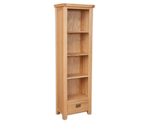 Melbourne Natural Oak Slim Bookcase