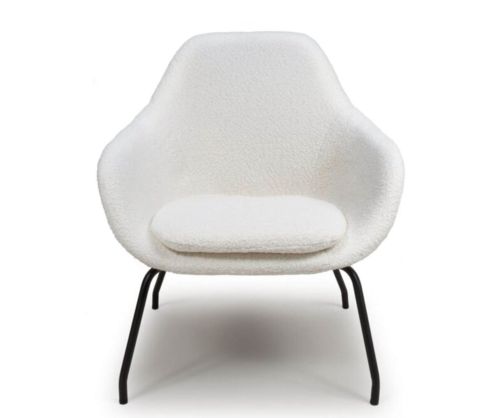 Furniture Link Moby Ivory Accent Chair