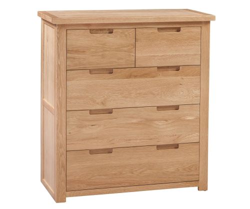 Homestyle GB Moderna Oak 3+2 Drawer Chest