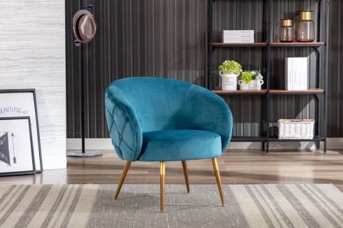 Furniture Link Monica Federal Blue Accent Chair 