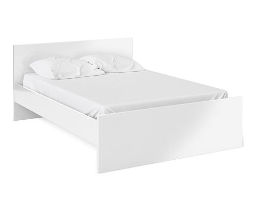 FTG Naia White High Gloss Bed Frame