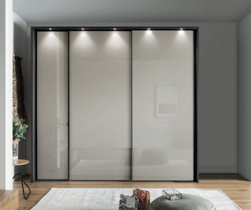 Wiemann Vip Nizza 1 Hinged Door Left,2 Sliding Doors Right Wardrobe-W200cm