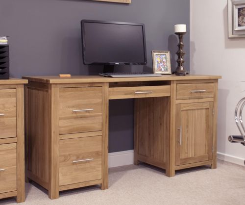 Homestyle GB Opus Oak Large Computer Desk