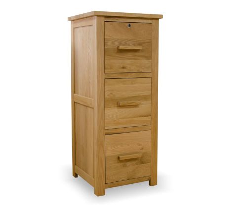 Homestyle GB Opus Oak 3 Drawer File Cabinet
