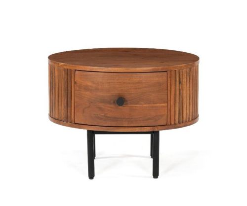 Furniture Link Panama Walnut Side Table