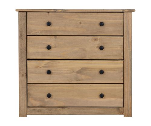 Seconique Panama Solid Pine 4 Drawer Chest