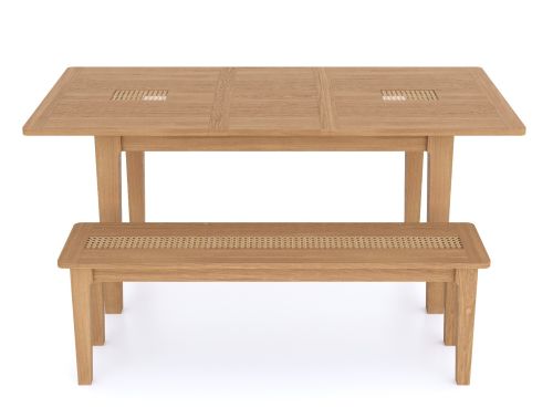 Heritance Halmstad Natural Oak Dining Bench