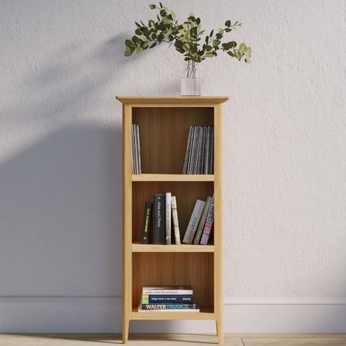 Heritance Saxby Oak Cd Bookcase