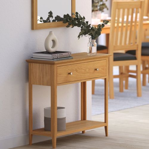 Heritance Saxby Oak Console Table