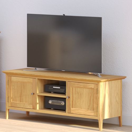 Heritance Saxby Oak Plasma TV Unit