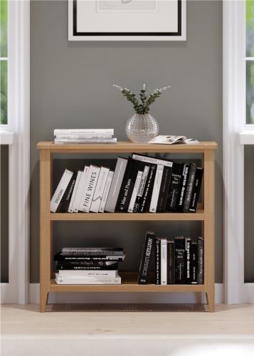Heritance Halmstad Natural Oak Open Bookcase