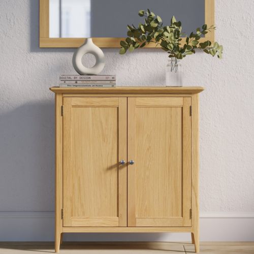 Heritance Saxby Oak 2 Door Cabinet
