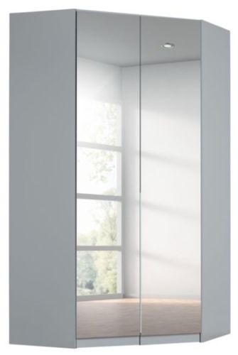 Rauch Alabama Sonoma Oak 2 Mirror Doors Corner Wardrobe-W117cm