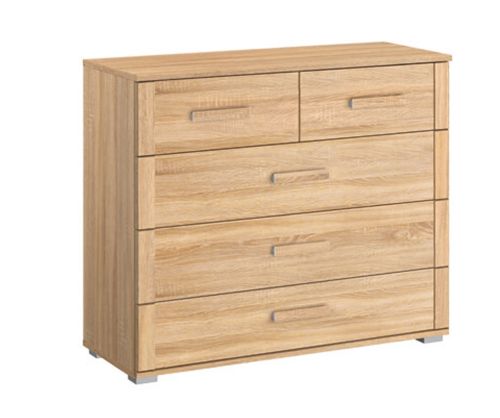 Rauch Rivera Sonoma Oak 5 Drawer Chest