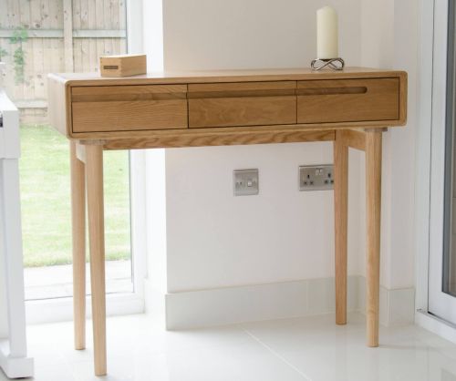 Homestyle GB Scandic Solid Oak Hall Table