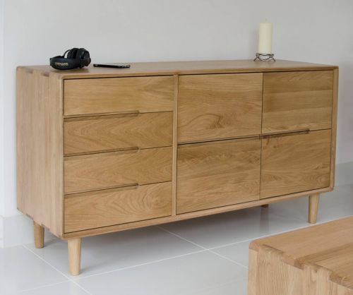 Homestyle GB Scandic Solid Oak Large Sideboard