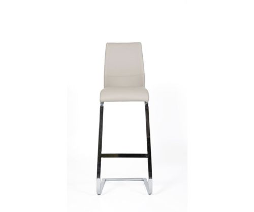 Furniture Link Seattle Taupe Bar Stool in Pair