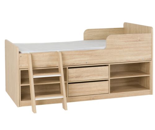 Seconique Furniture Felix Low Sleeper Kids Bed with Storage