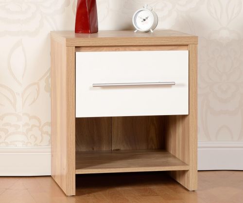 Seconique Seville 1 Drawer Bedside Table