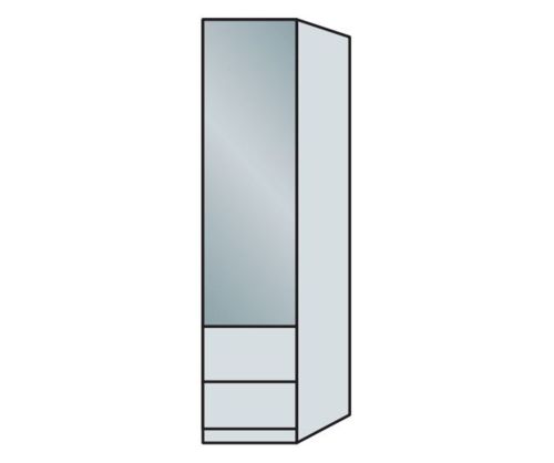 Wiemann Vip Asmara Combi Door Hinged Wardrobe – W50cm