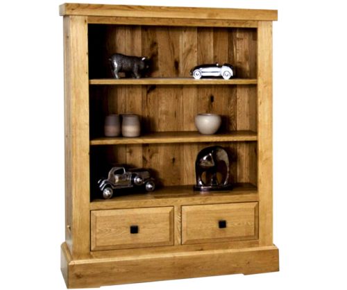 Homestyle GB Deluxe Oak Small Bookcase