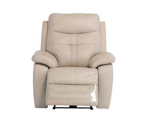 World Furniture Sophia Lightstone Leather Electric Recliner Chair