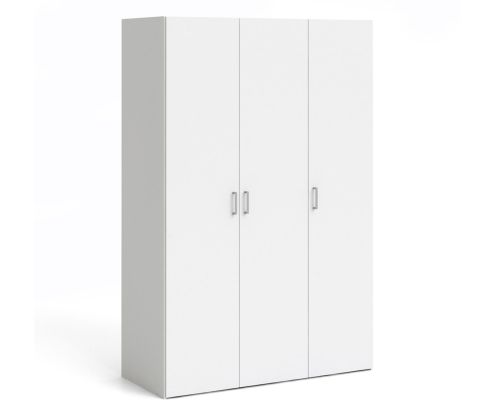 FTG Space White 3 Door Wardrobe (175)