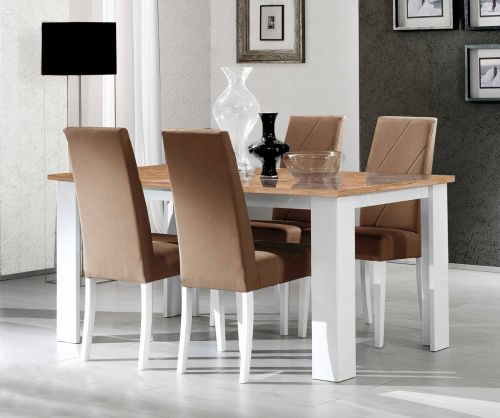 Ben Company Stella Oak Italian Dining Chair in Pair