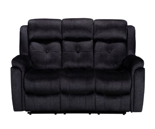 Texas Charcoal Fabric 3 Seater Sofa