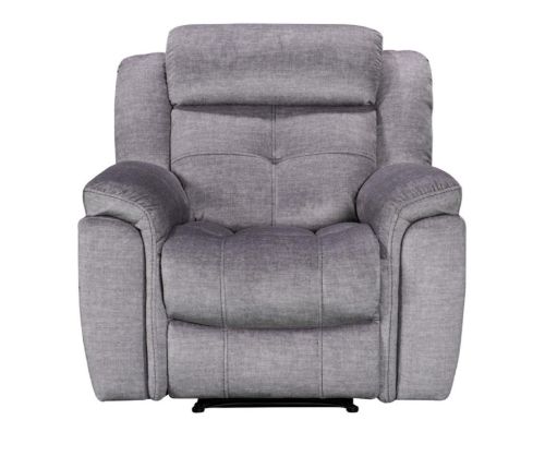Texas Silver Fabric Armchair