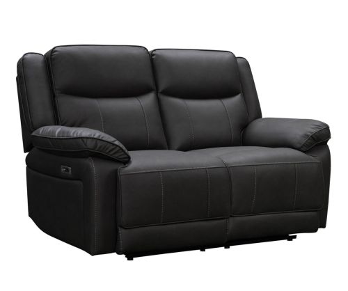 Torino Pewter Grey Fabric Recliner 2 Seater Sofa