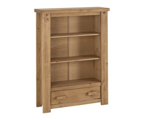 Seconique Tortilla Pine 1 Drawer Bookcase