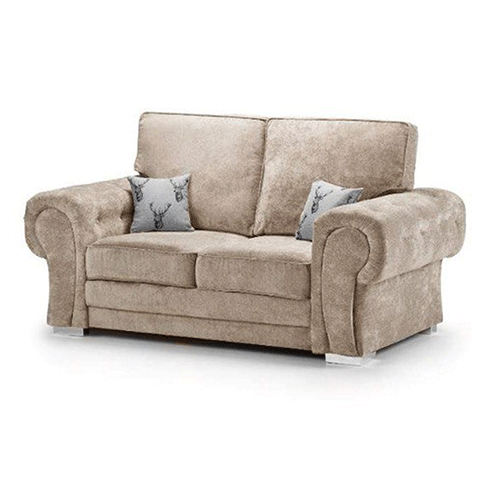 MNS Verona Fabric Suite - Full Back 2 Seater Sofa Mink
