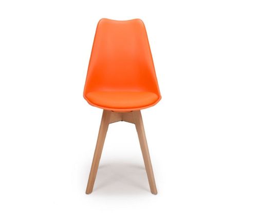 Furniture Link Urban Orange Swivel Office Chair(Set of 4) 