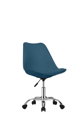 Furniture Link Urban Blue Swivel Chair in Pair