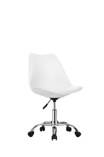 Furniture Link Urban White Swivel Chair in Pair