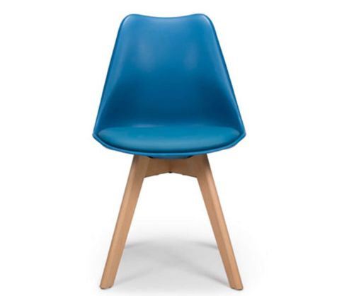 Furniture Link Urban Blue Dining Chair in Set of 4