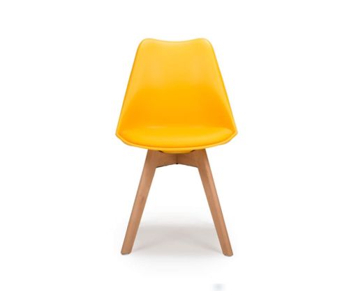 Furniture Link Urban Yellow Dining Chair in Set of 4