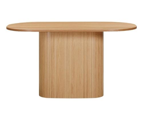 Furniture Link Vermont Oak Oval Dining Table