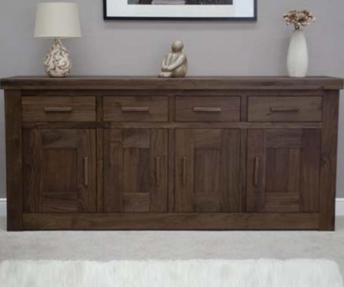 Homestyle GB Walnut 4 Door 4 Drawer Sideboard
