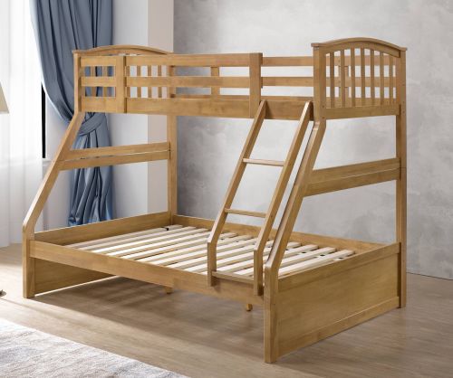 Artisan Oak Three Sleeper Wooden Bed Frame